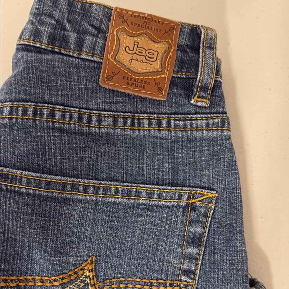 Jag Jeans Blue Denim with Contrast Stitching